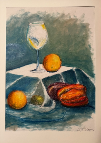 <b>Karin Lindwall</b><br>Stilleben med glas